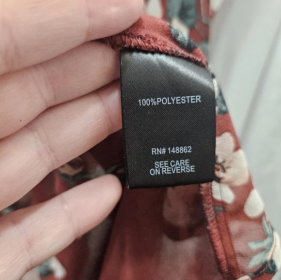 Torrid Plus Size High Low Sheer Button Down Babydoll Floral Tunic Top! - Picture 3 of 5